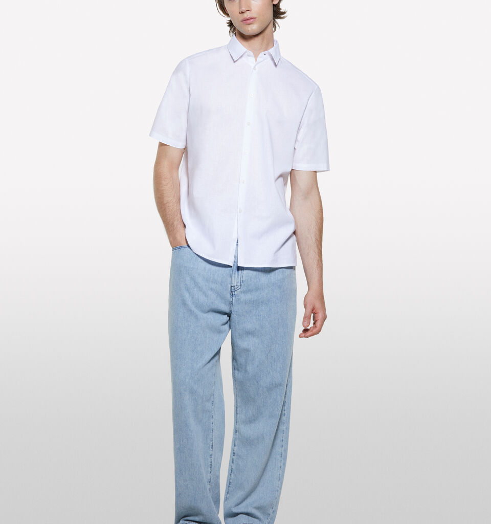 Jeans chiaro relaxed fit - jeans larghi da uomo - Azzurro | Sisley image number 1